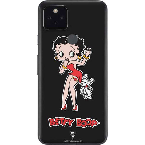 Betty Boop With Puppy Google Pixel 4a 5G Skin
